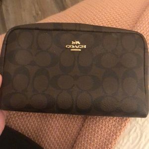 Coach cosmetic pouch